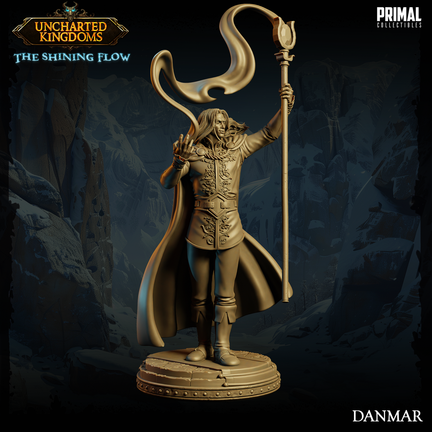 DNDUK - Magius - Danmar - Male human Wizard miniature