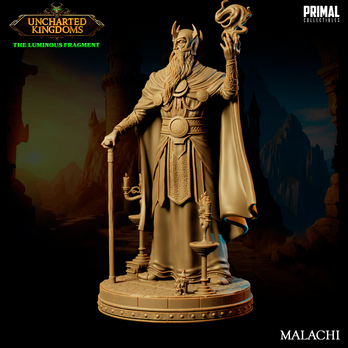 DNDUK - Morkai the Red - Malachi- Male Dark Wizard miniature