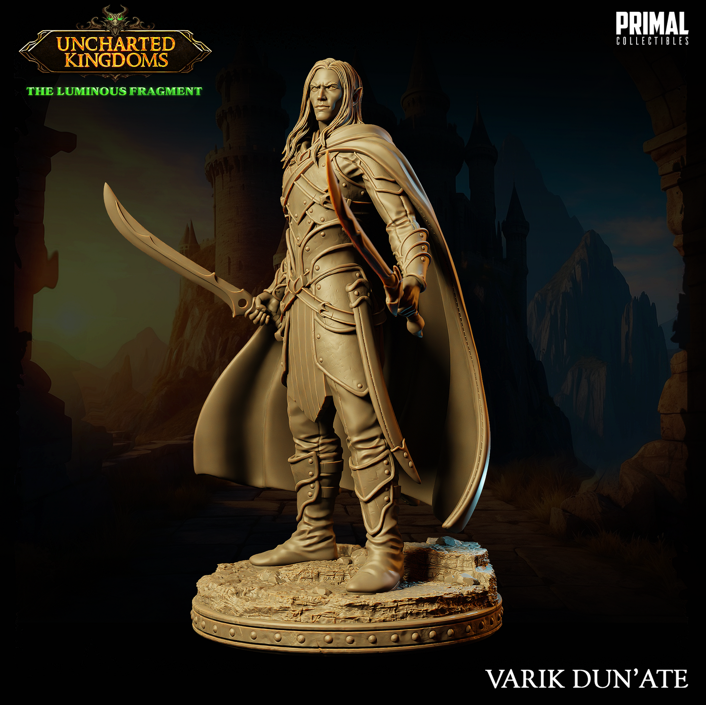 DNDUK - Drizzt Do Urden -  Varik Dun Ate - Male Drow Dark Elf miniature