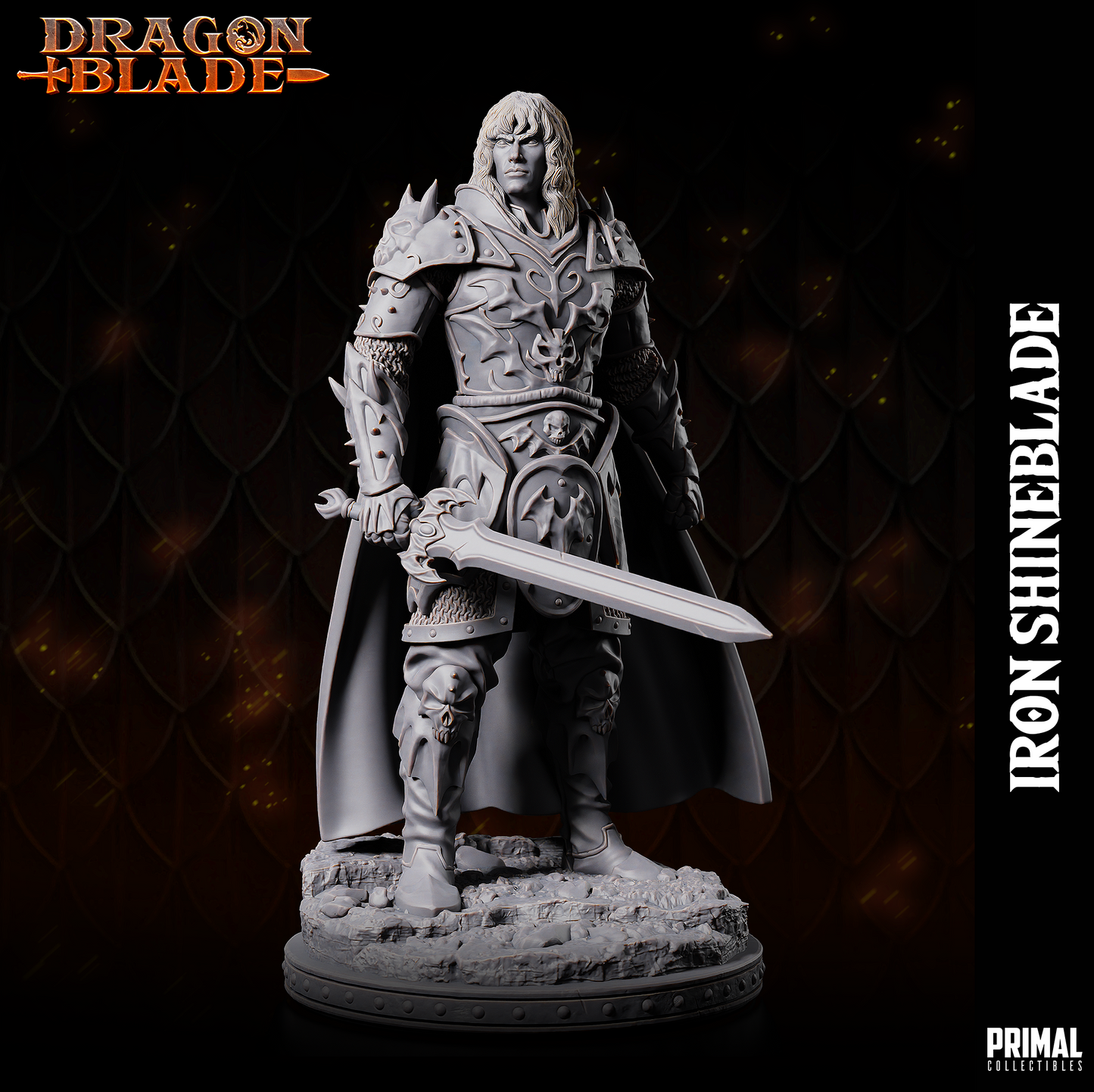 DNDDGL - Steel Brighblade - Iron Shineblade - Male Fighter Dragonlance mini