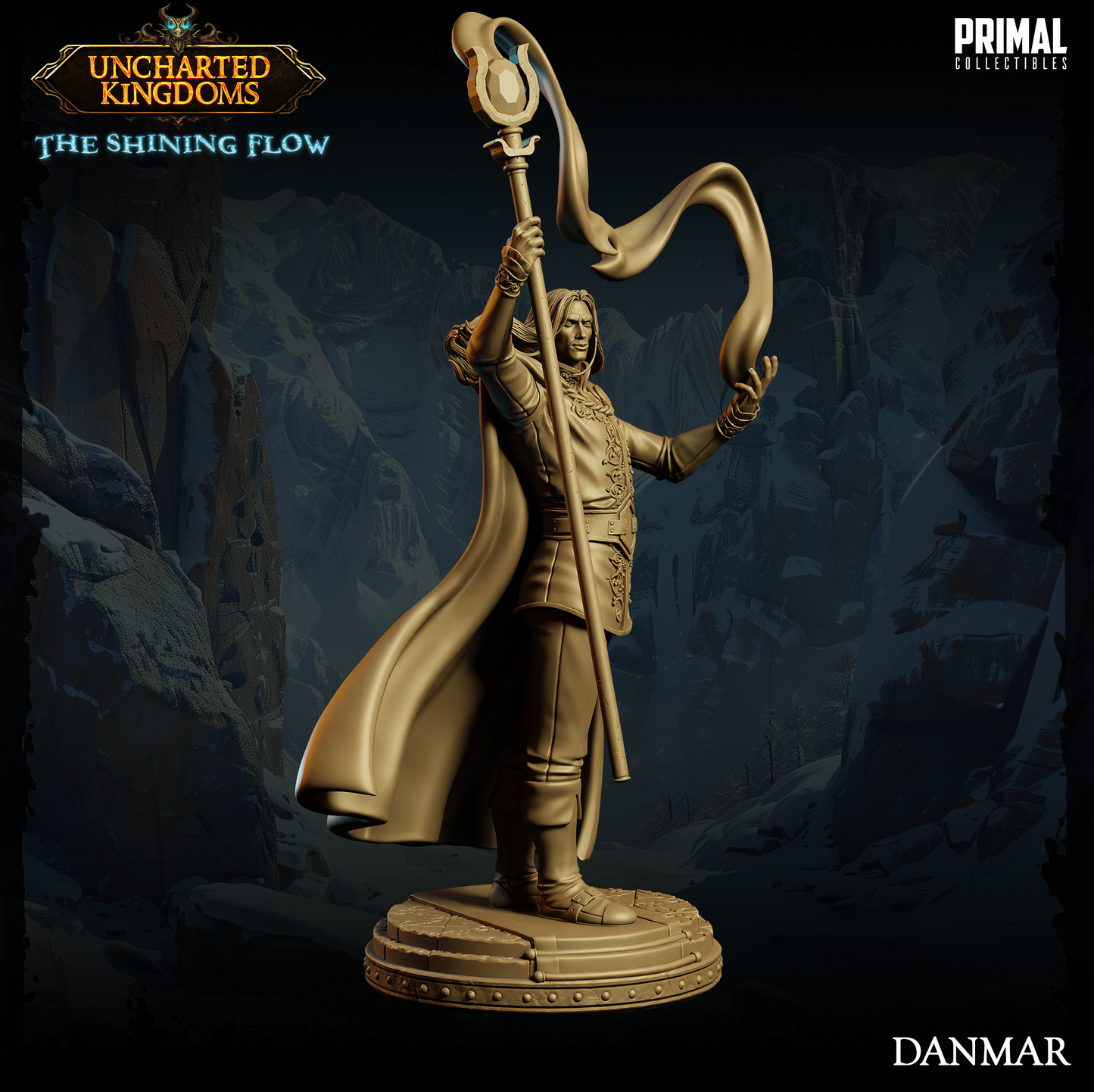 DNDUK - Magius - Danmar - Male human Wizard miniature