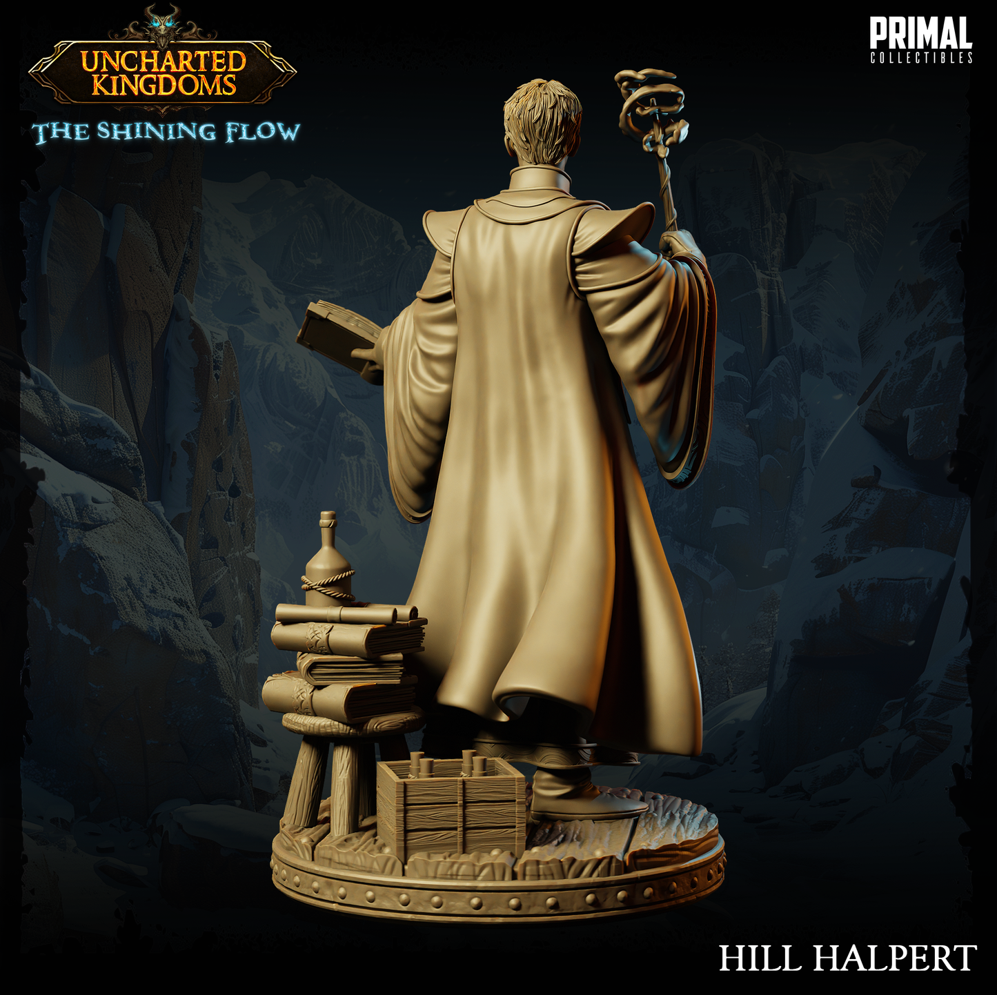 DNDUK - Harkle Harpell - Hill Halpert - Male Wizard miniature