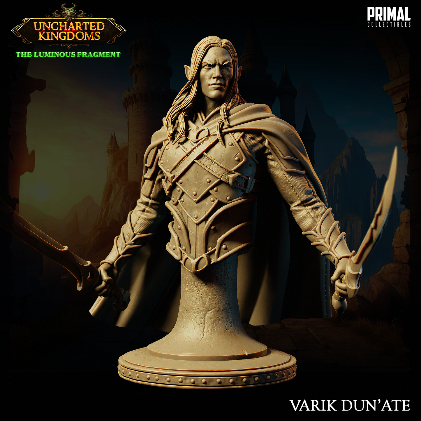 DNDUK - Drizzt Do Urden -  Varik Dun Ate - Male Drow Dark Elf miniature