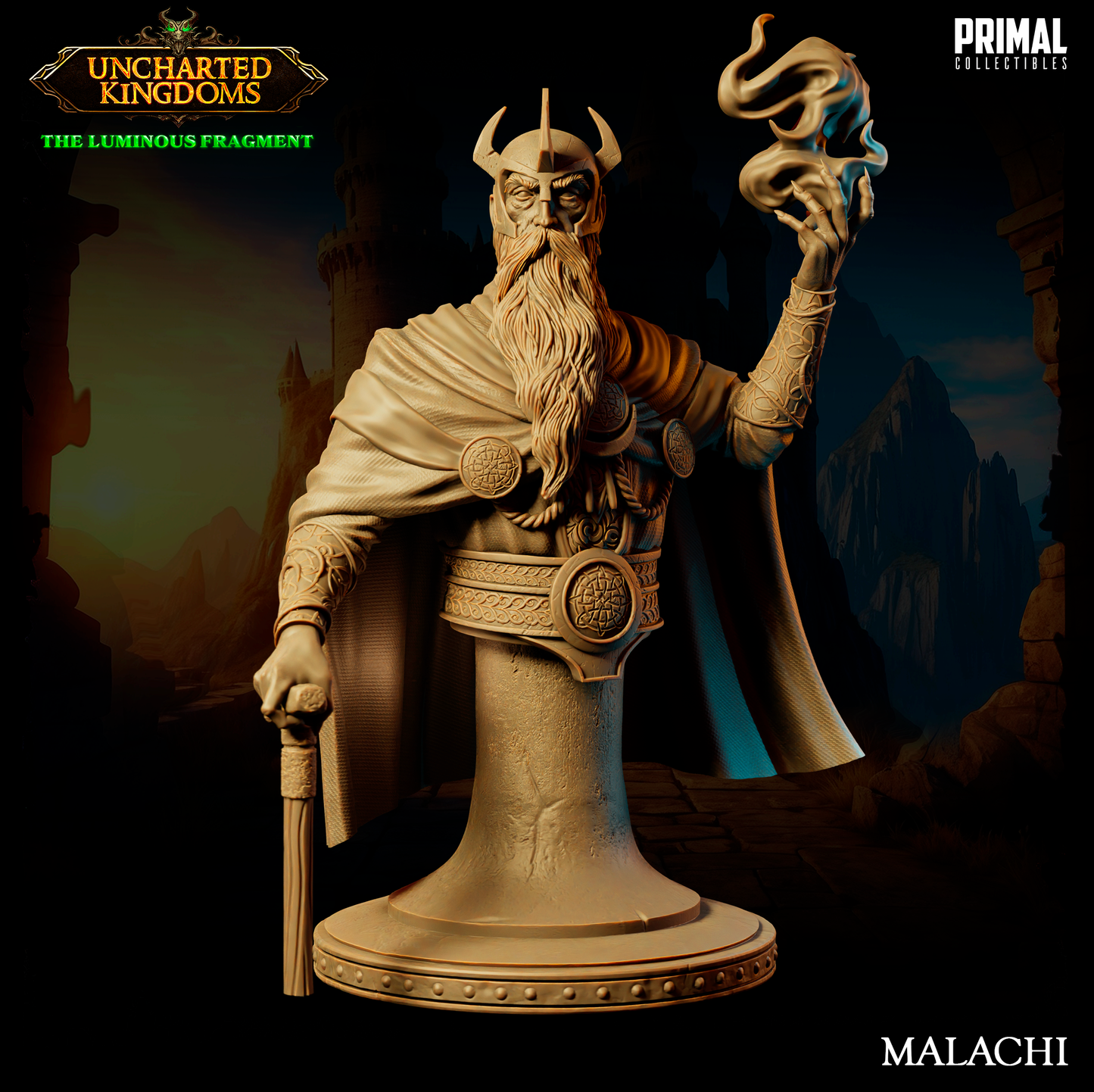 DNDUK - Morkai the Red - Malachi- Male Dark Wizard miniature