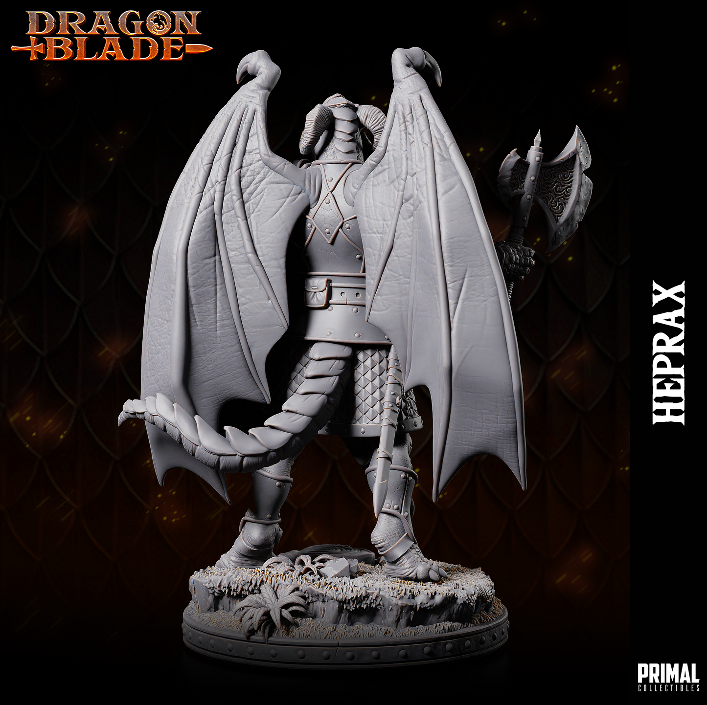 DNDDGL - Heprax - Bozak Draconian Fighter - DRAGONBLADE