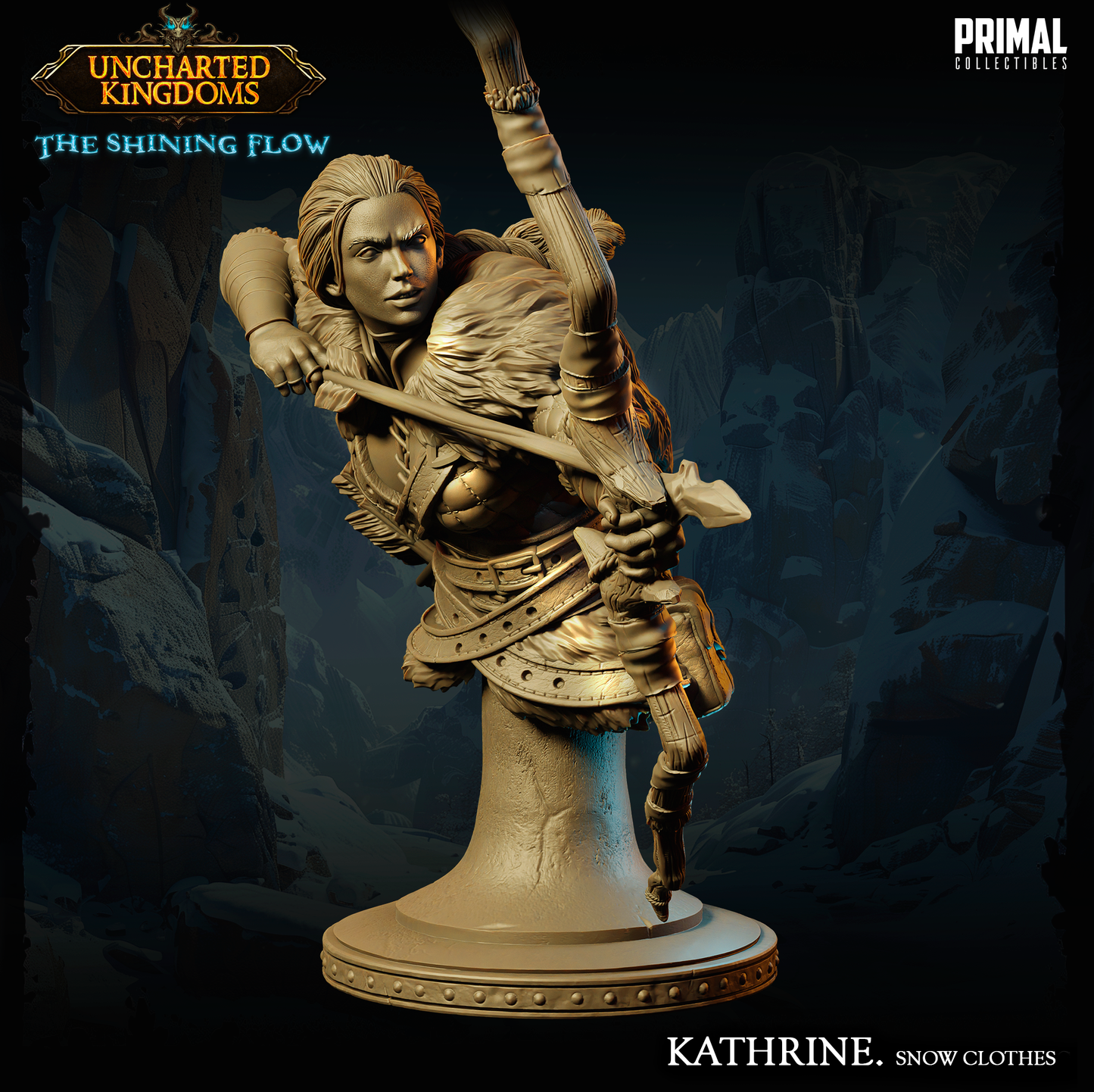 DNDUK - Adult Catti-Brie - Kathrine Bromm - Female Human Archer miniature