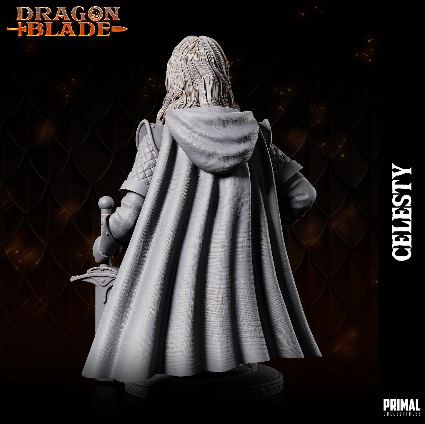 DNDDGL - Celesty Sunwindy - Alhana Starbreeze -  - Female Fighter Dragonlance mini