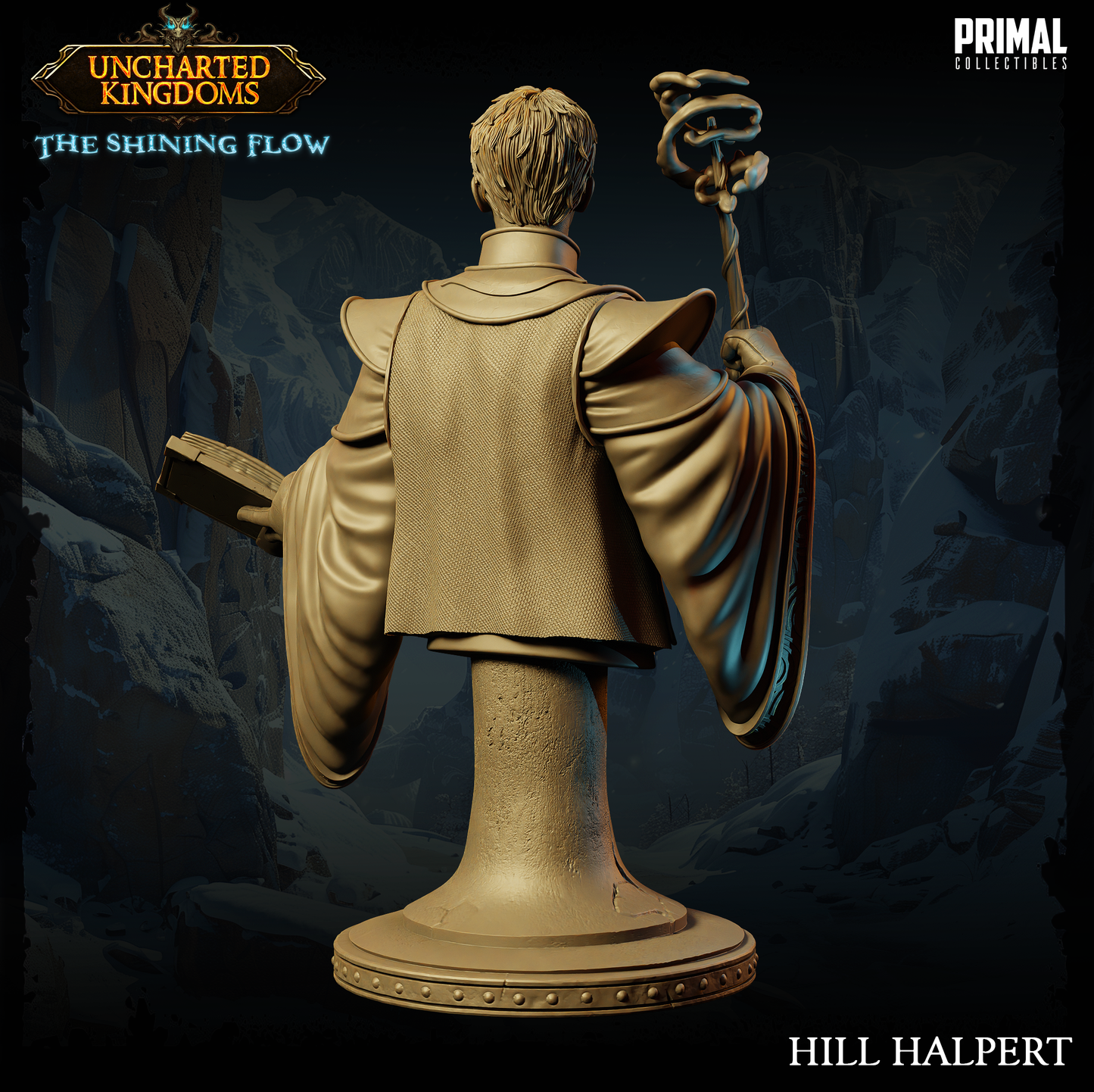 DNDUK - Harkle Harpell - Hill Halpert - Male Wizard miniature