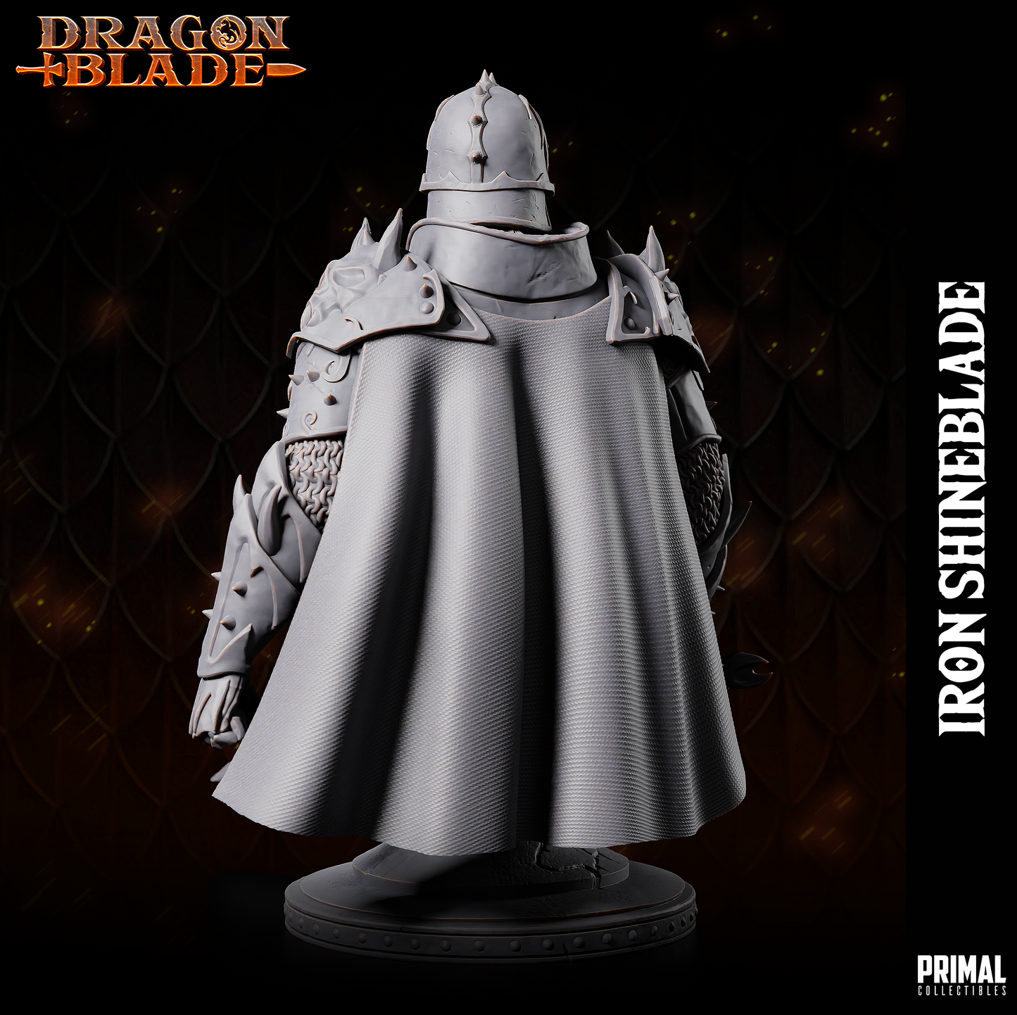 DNDDGL - Steel Brighblade - Iron Shineblade - Male Fighter Dragonlance mini