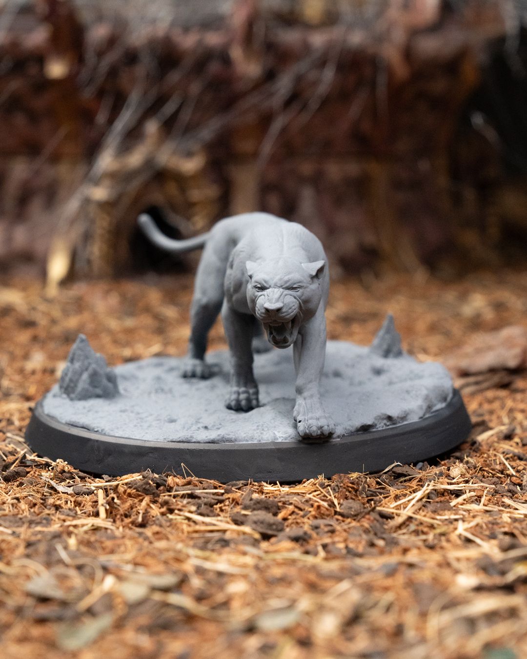 DNDNB - Paws  - Guenhwyvar - Black Panther miniature