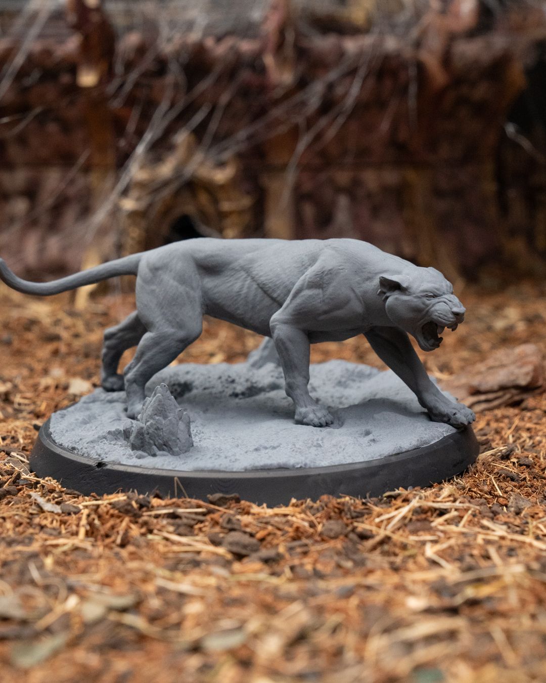 DNDNB - Paws  - Guenhwyvar - Black Panther miniature