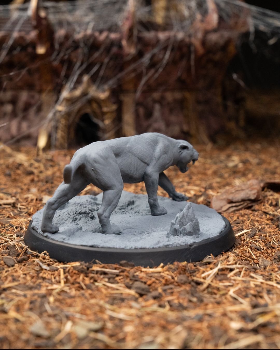 DNDNB - Paws  - Guenhwyvar - Black Panther miniature