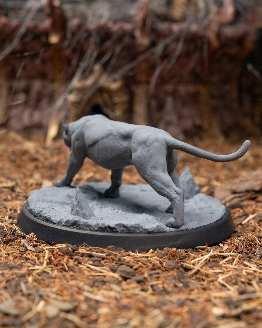 DNDNB - Paws  - Guenhwyvar - Black Panther miniature