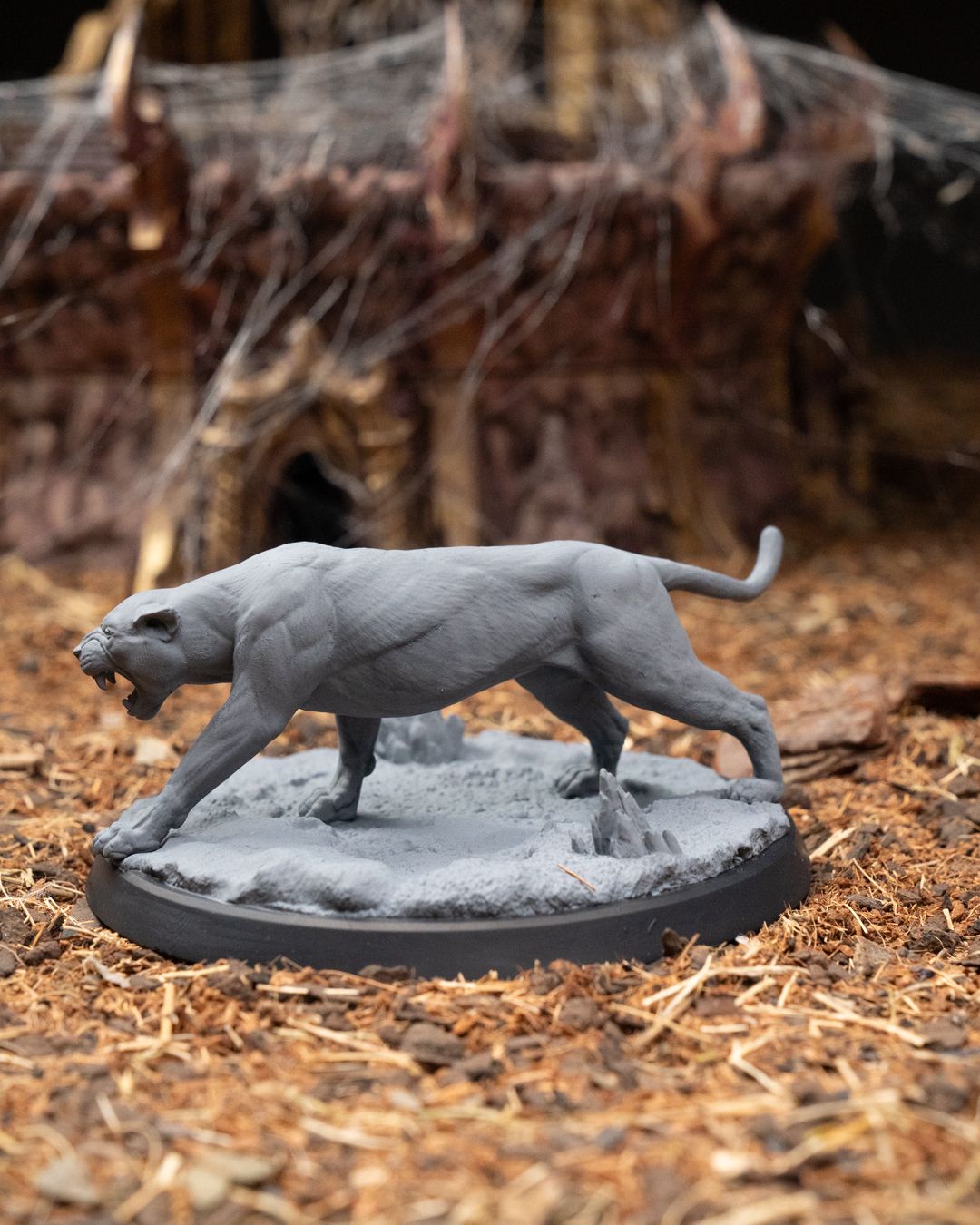 DNDNB - Paws  - Guenhwyvar - Black Panther miniature