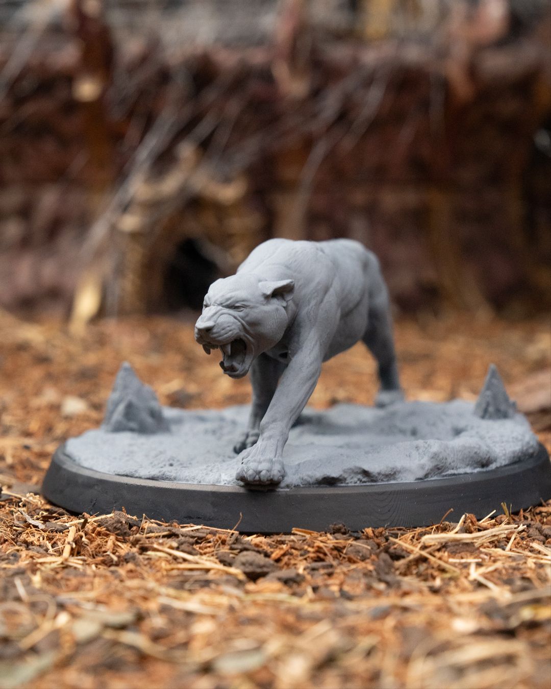 DNDNB - Paws  - Guenhwyvar - Black Panther miniature