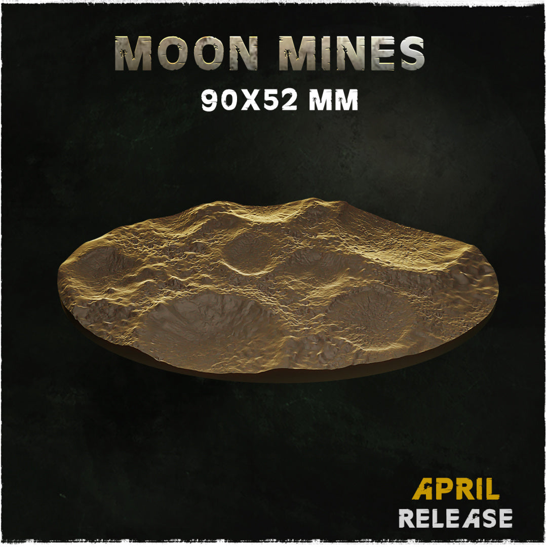 BASES - MOON MINES for wargames and tabletop