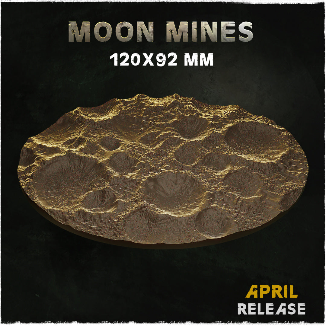 BASES - MOON MINES for wargames and tabletop