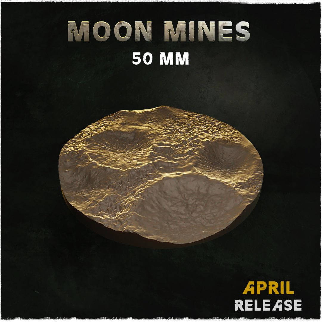 BASES - MOON MINES for wargames and tabletop