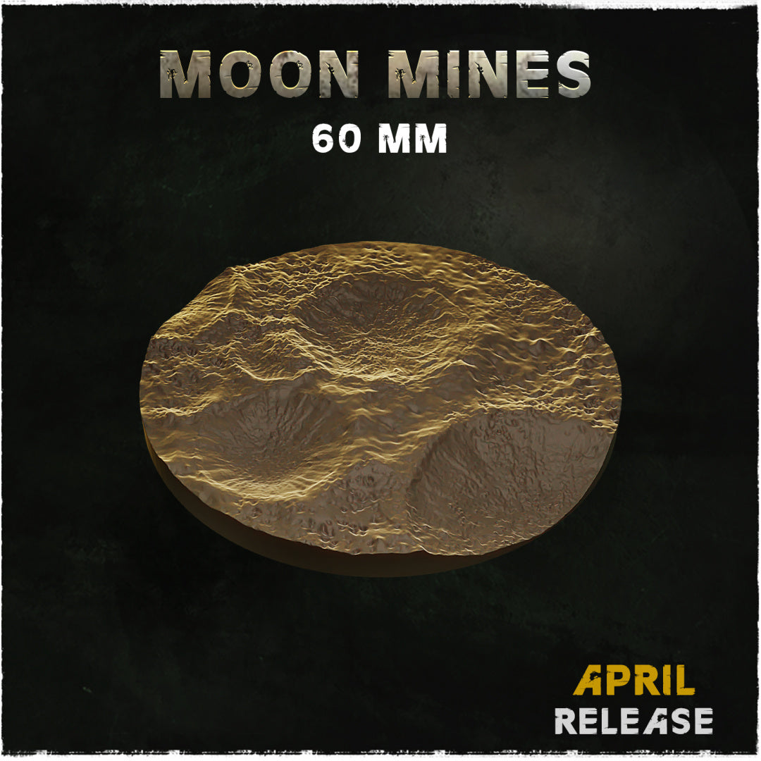 BASES - MOON MINES for wargames and tabletop