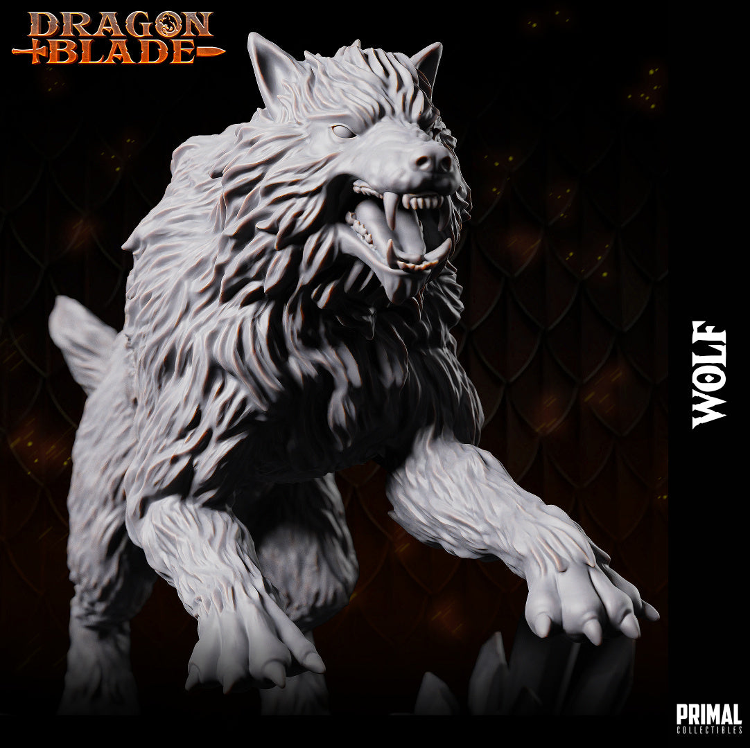 MONSTER - Snowdasher - Alpha Artic Wolf NPC Beasts