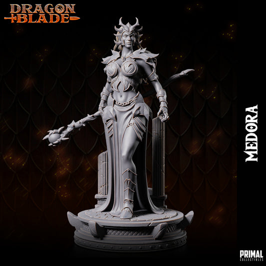 DNDDGL - Takhisis Dark Dragon Queen Medora Dragonlance mini