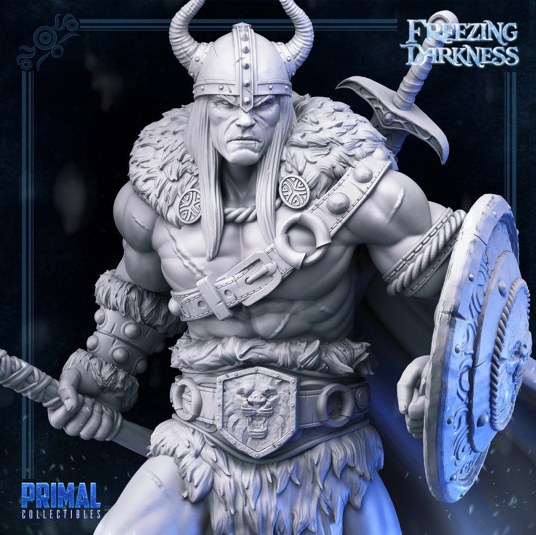 DNDFZD - Kreyvos The Indomitable Iceborn Human Barbarian