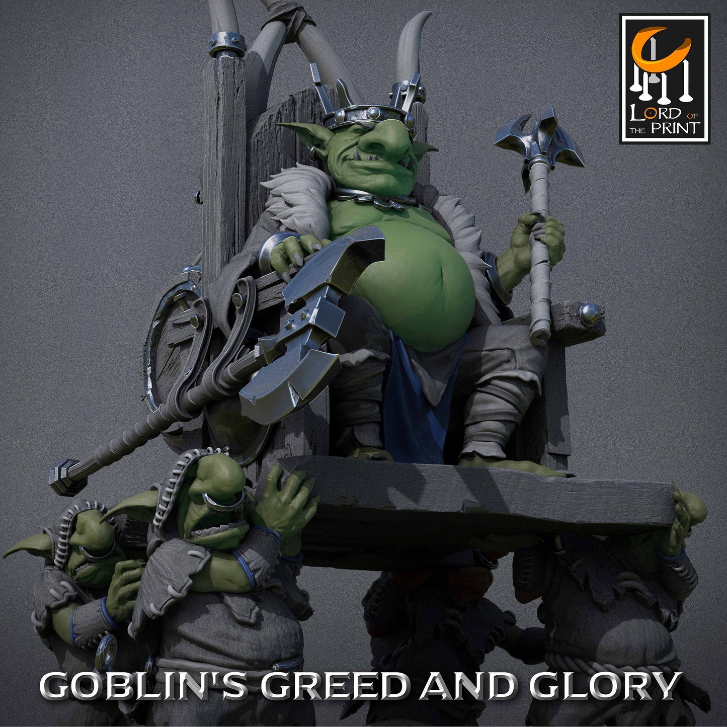 GOBARMY - Goblin King with Throne