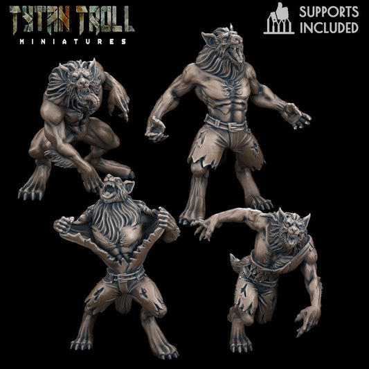 MONSTER - Werewolf Pack Snarling Predators