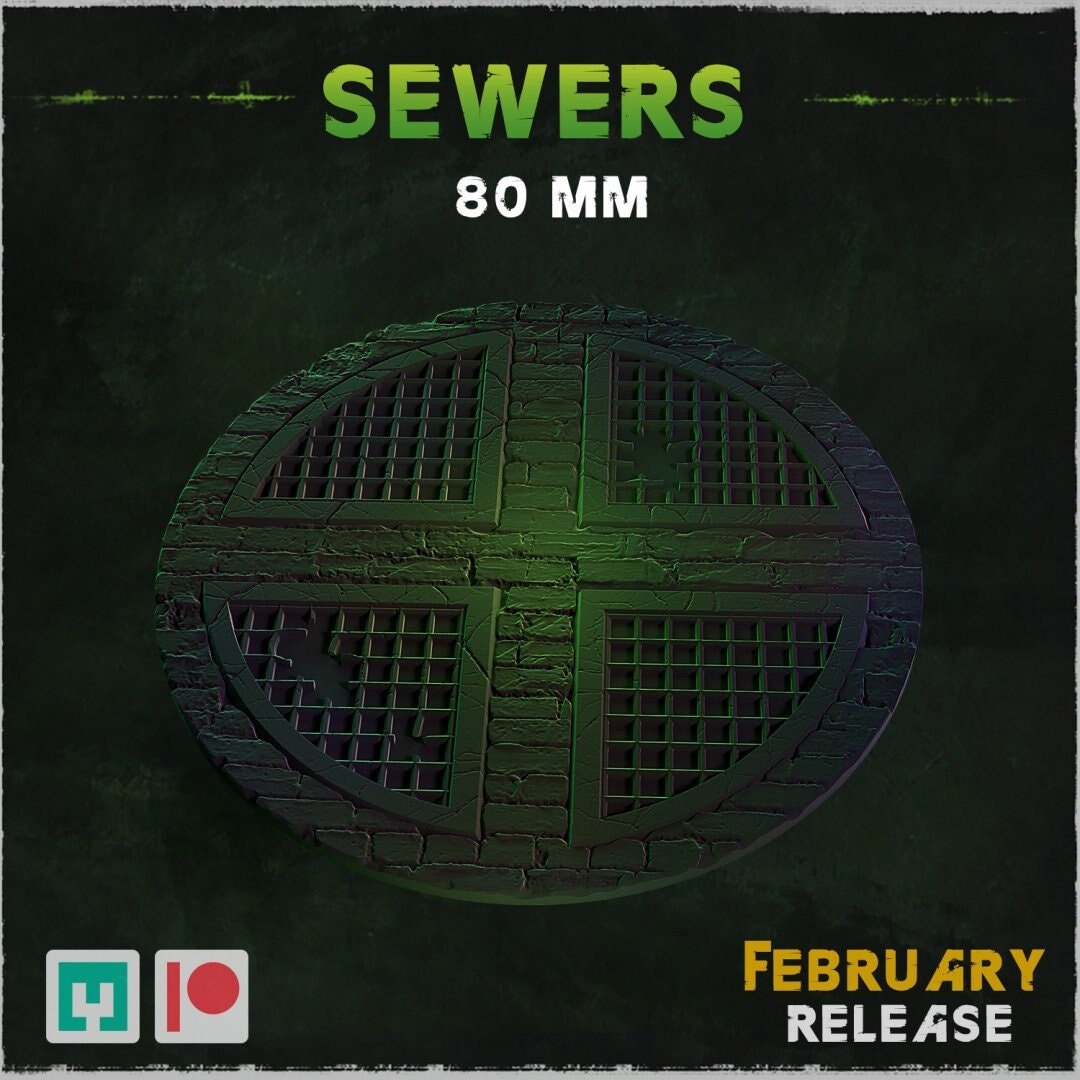 BASES - SEWER themed Urban City bases