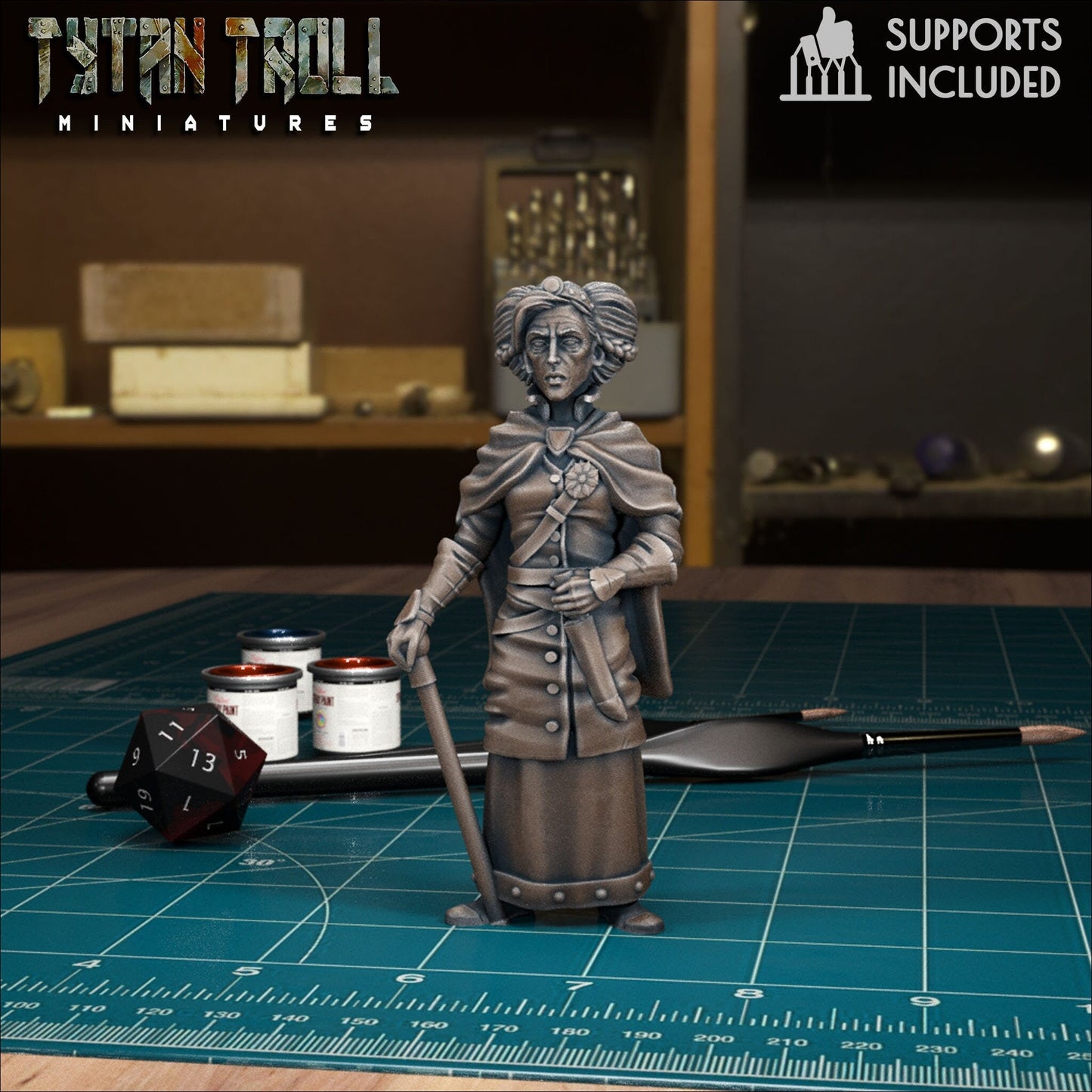 DnDCoS - Lady Fiona Wachter Ambitious Noble Strahd miniature